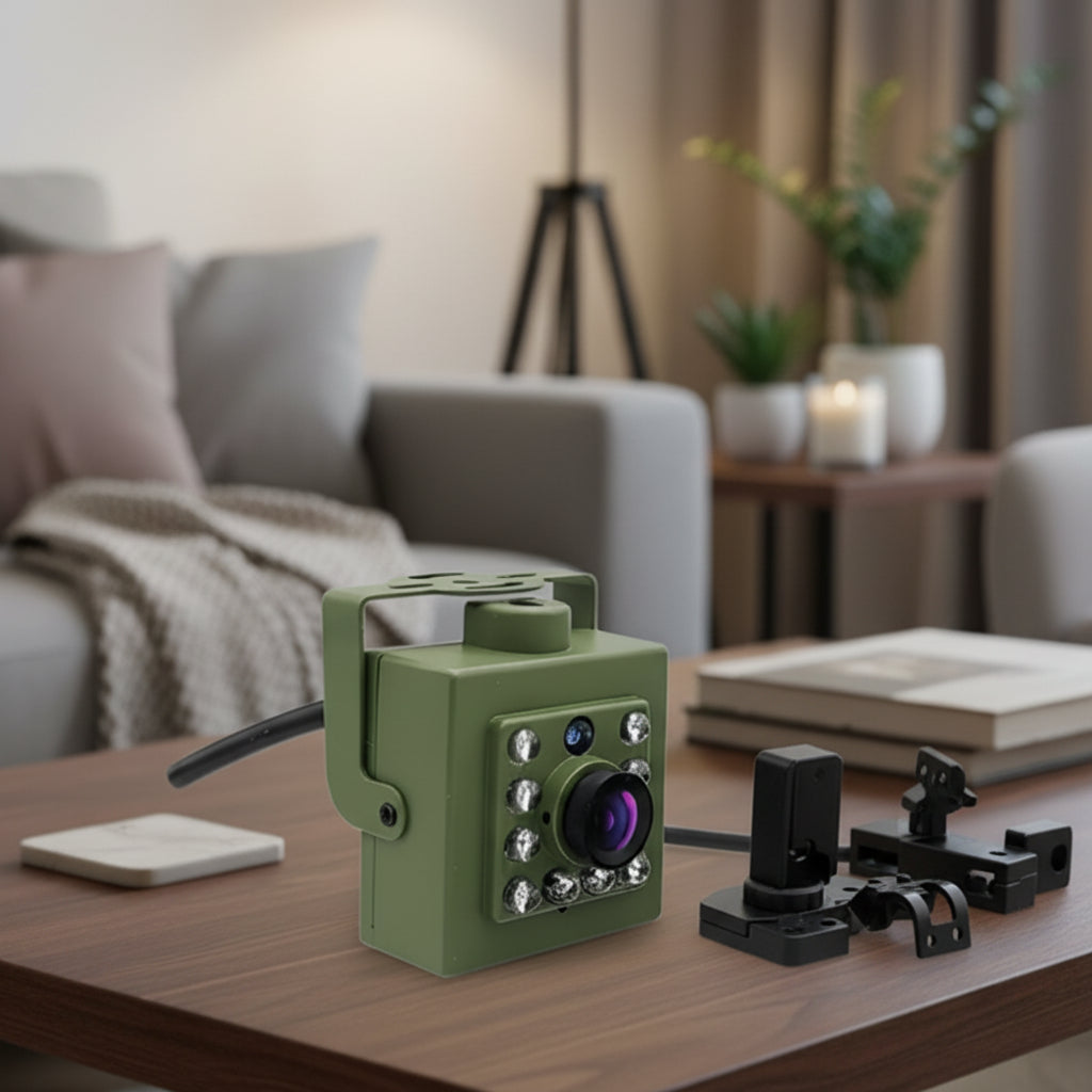 Telecamera per Nidi di Uccelli WiFi HD Telecamera Esterna con Visione Notturna