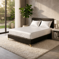 NESTRA – Lenzuolo Fitted in Satin Rinfrescante per Comfort Traspirante in Misura Twin