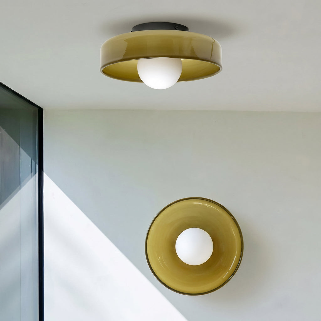 Noah – Lampada da soffitto in vetro in stile nordico