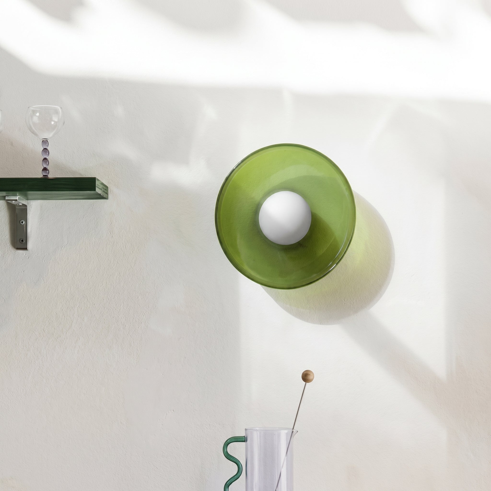 Noah – Lampada da soffitto in vetro in stile nordico