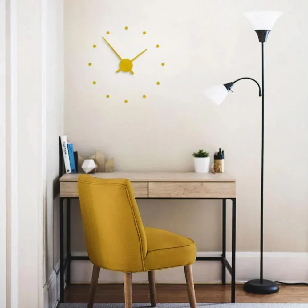 Orologio da Parete Moderno Nero Minimalista 40cm