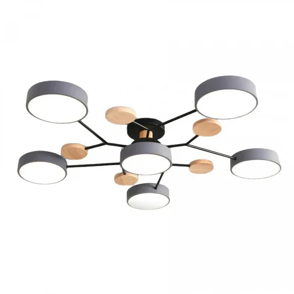 Lampada da soffitto LED ramificata scandinava
