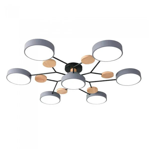 Lampada da soffitto LED ramificata scandinava
