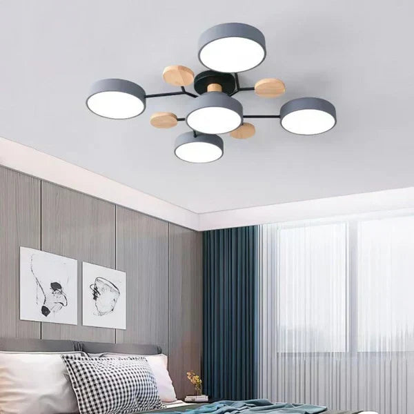 Lampada da soffitto LED ramificata scandinava