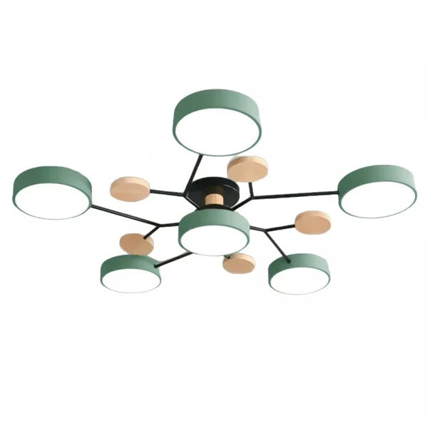 Lampada da soffitto LED ramificata scandinava