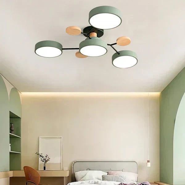 Lampada da soffitto LED ramificata scandinava