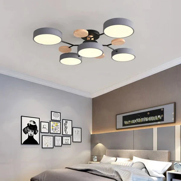 Lampada da soffitto LED ramificata scandinava