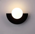 Lampada da Parete in Metallo Stile Nordico - Luce LED Semicircolare Moderna