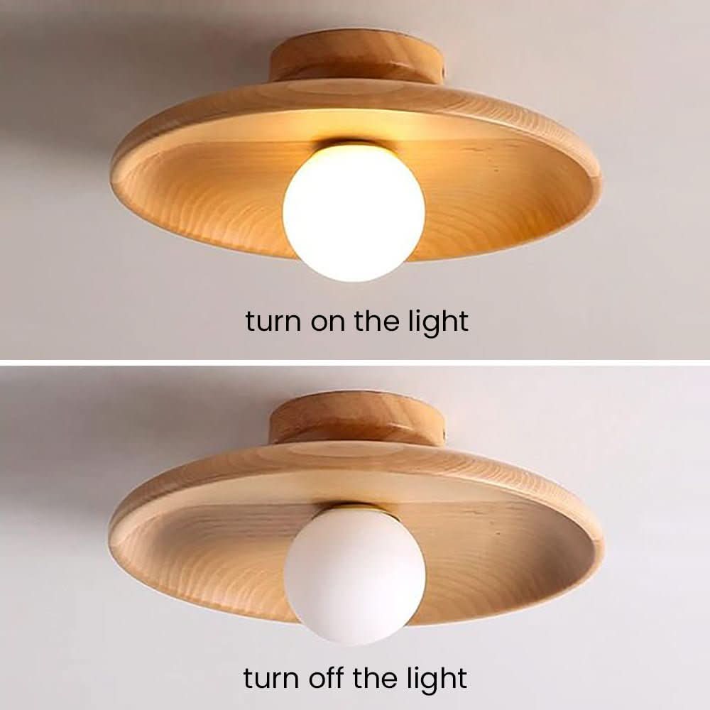 NordicBeam – Lampada da soffitto in legno con design minimalista