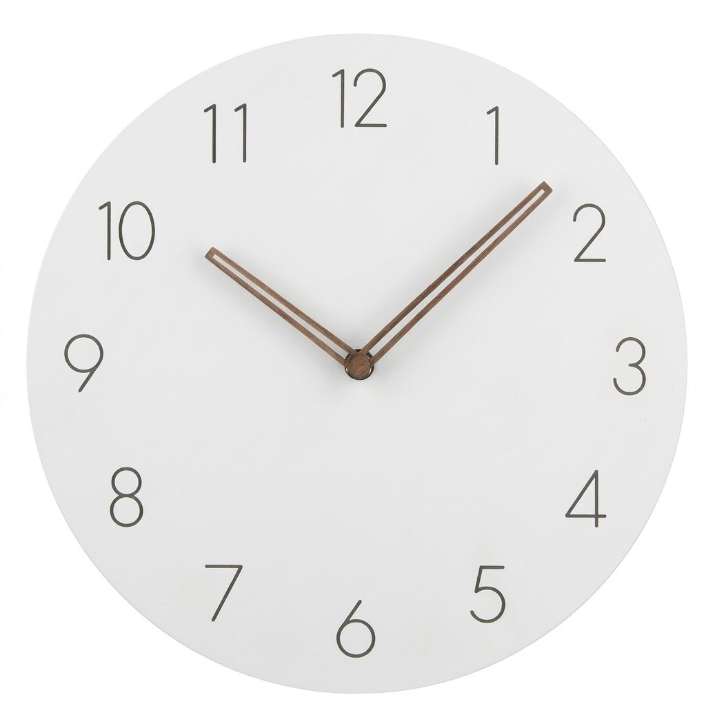 Orologio da Parete Nordico Senza Cornice con Quadrante Opaco