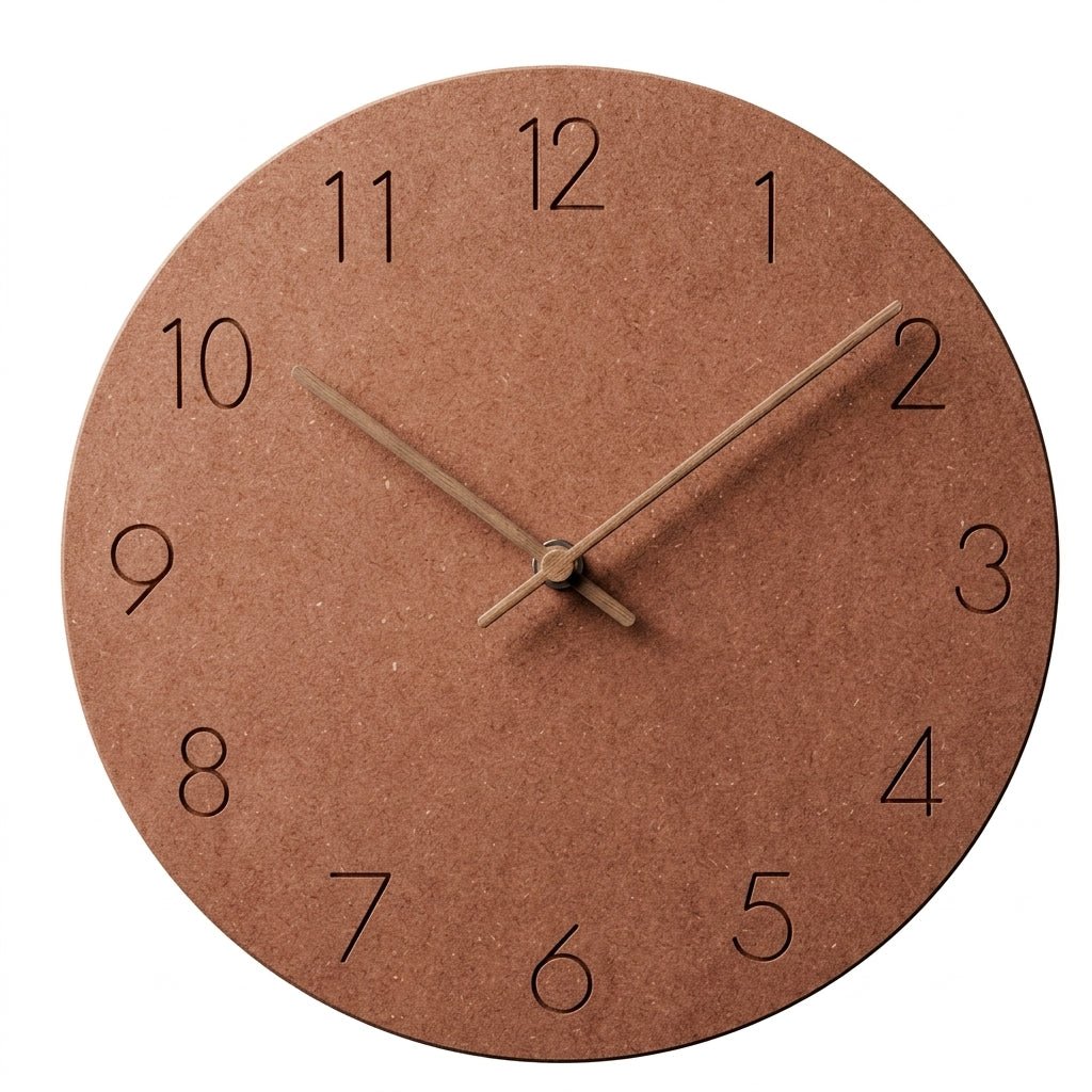 Orologio da Parete Nordico Senza Cornice con Quadrante Opaco
