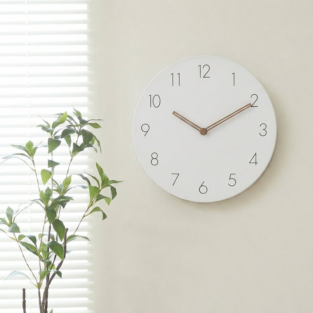 Orologio da Parete Nordico Senza Cornice con Quadrante Opaco