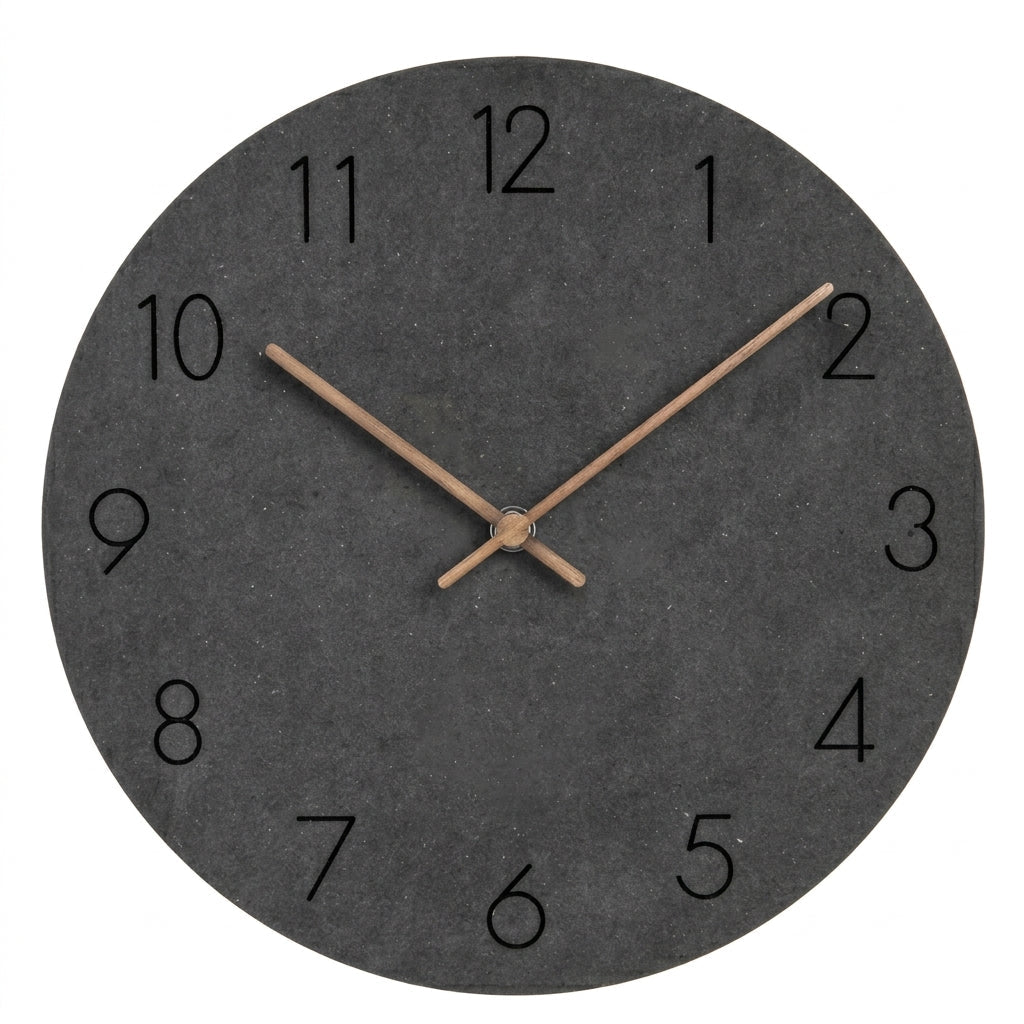 Orologio da Parete Nordico Senza Cornice con Quadrante Opaco