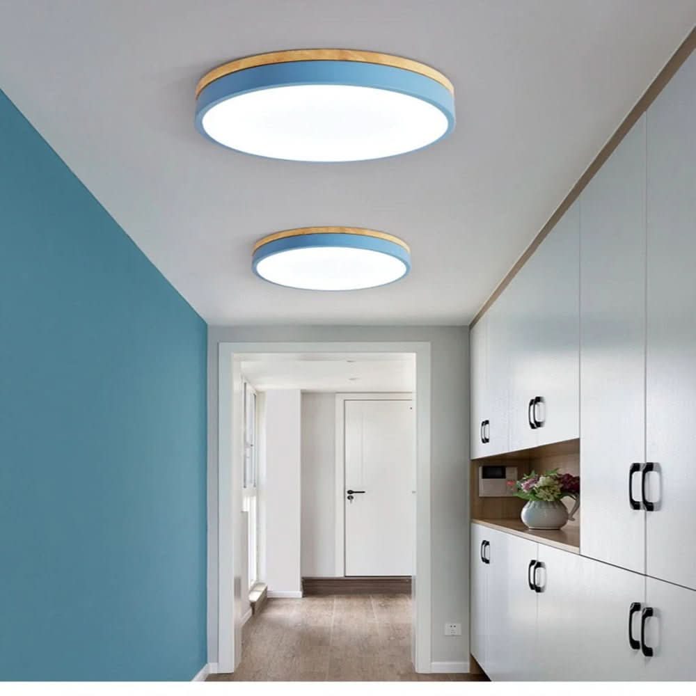 NORDLUMINA LIGHT – Lampada a soffitto moderna in legno naturale per ogni stanza