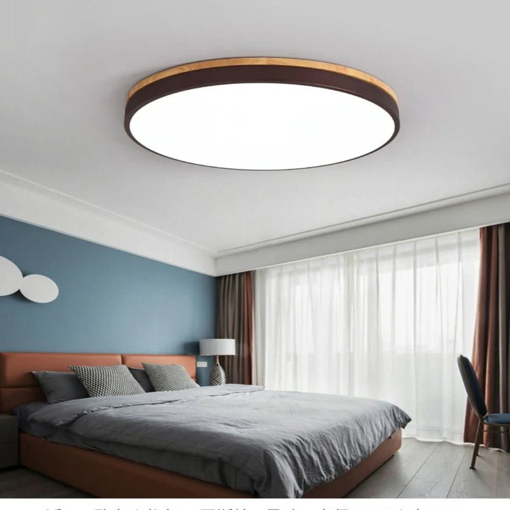 NORDLUMINA LIGHT – Lampada a soffitto moderna in legno naturale per ogni stanza