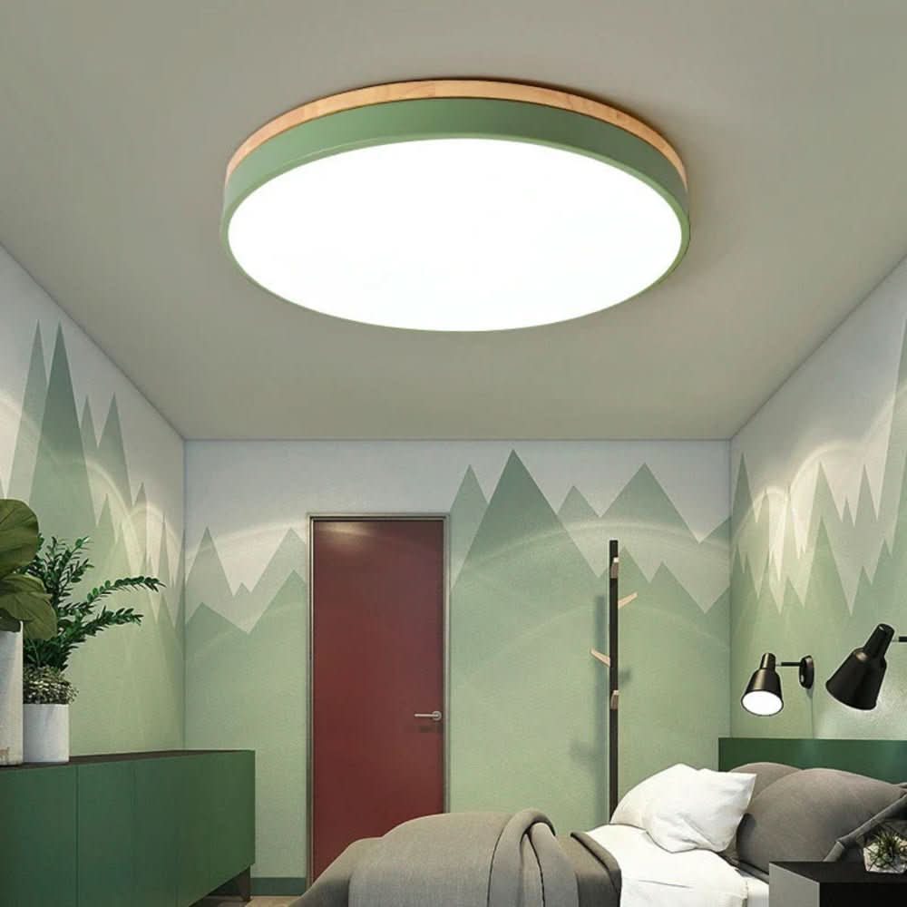 NORDLUMINA LIGHT – Lampada a soffitto moderna in legno naturale per ogni stanza