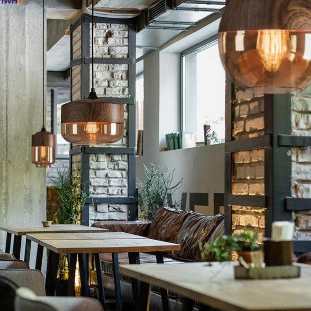 NordLuna Lampada a Soffitto Scandinava Elegante in Legno