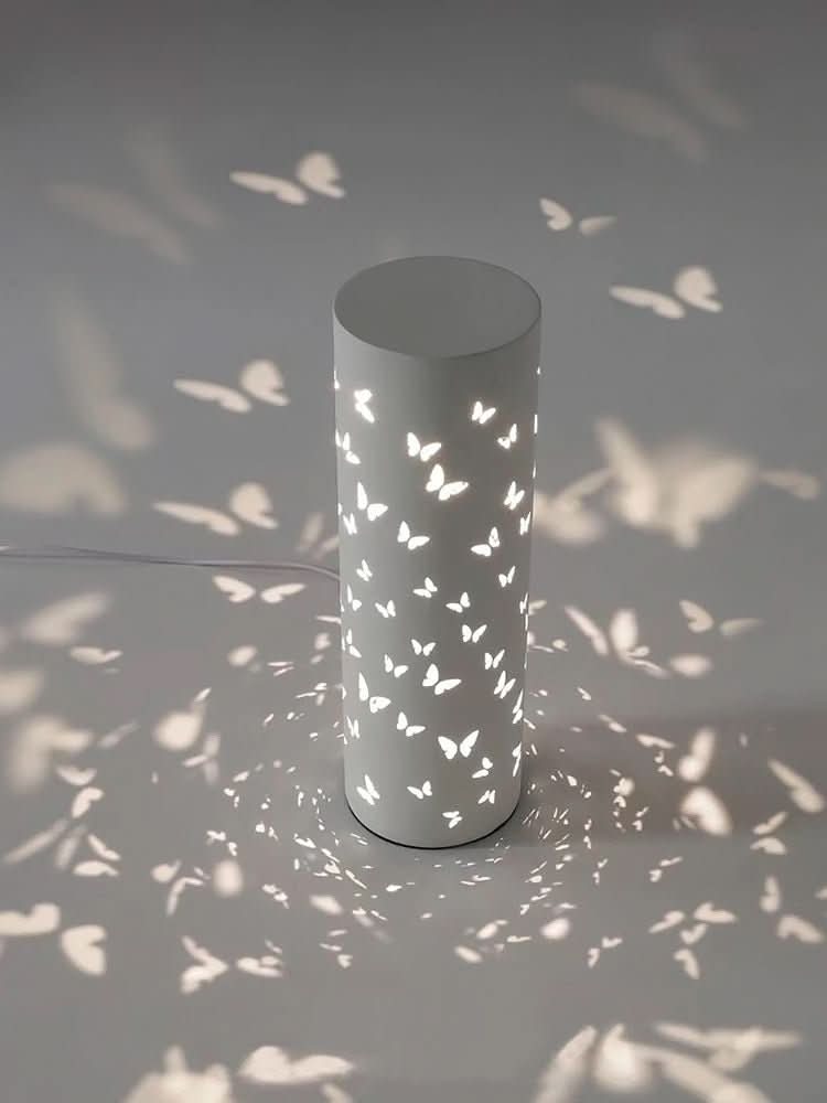 Lampada da Terra a Ombra di Farfalla per Soggiorno