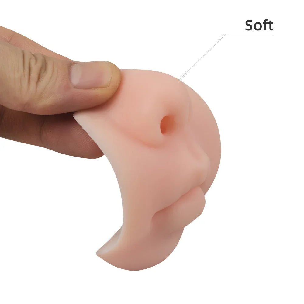 NOSEFOAM – Dispenser di Sapone a Forma di Naso da Montare a Parete per Decorazione Domestica