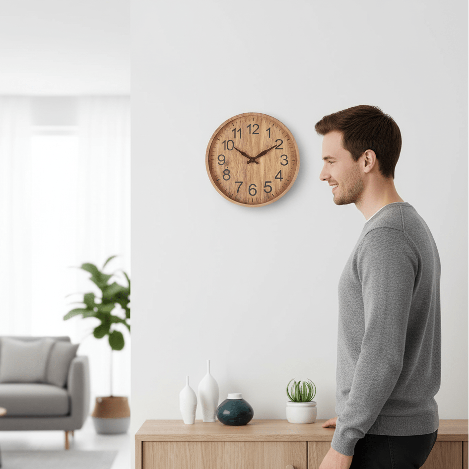Orologio in Legno – Fascino Naturale per la Casa