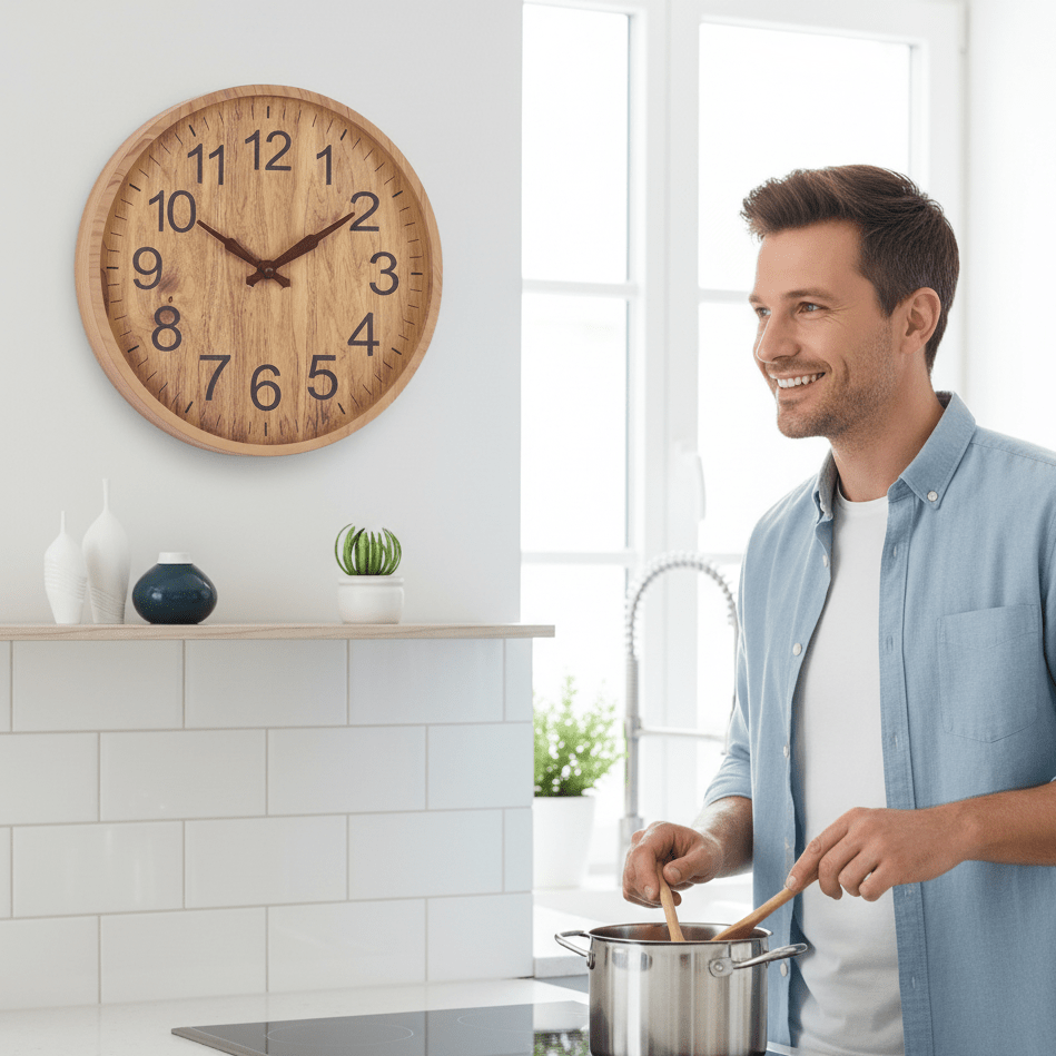 Orologio in Legno – Fascino Naturale per la Casa