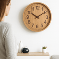 Orologio in Legno – Fascino Naturale per la Casa
