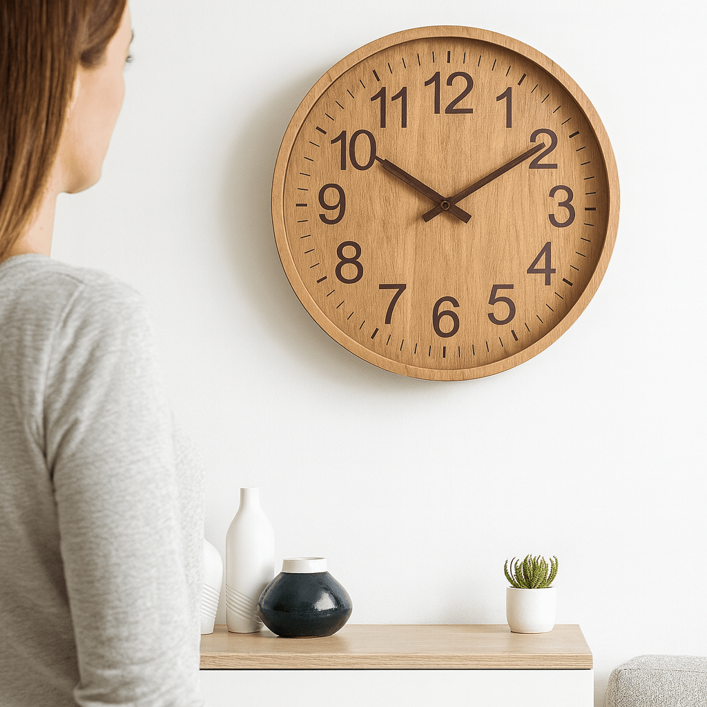 Orologio in Legno – Fascino Naturale per la Casa