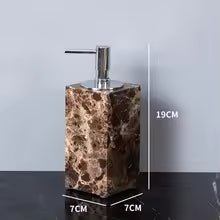 OBSIDORA – Collezione di Accessori per Bagno in Marmo Scuro di Lusso