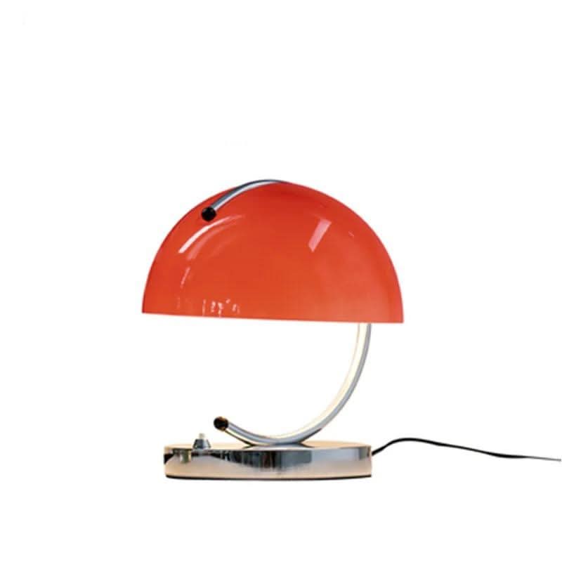 Lampada da Tavolo in Vetro a Forma di Fungo in Stile Danese