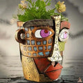 Vaso da Fiori Astratto in Stile Brutalista Picasso Fatti a Mano