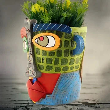 Vaso da Fiori Astratto in Stile Brutalista Picasso Fatti a Mano