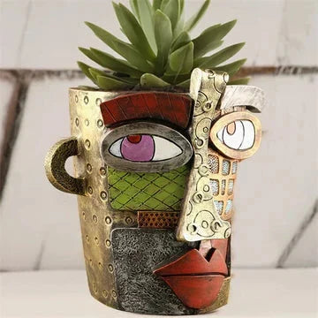 Vaso da Fiori Astratto in Stile Brutalista Picasso Fatti a Mano