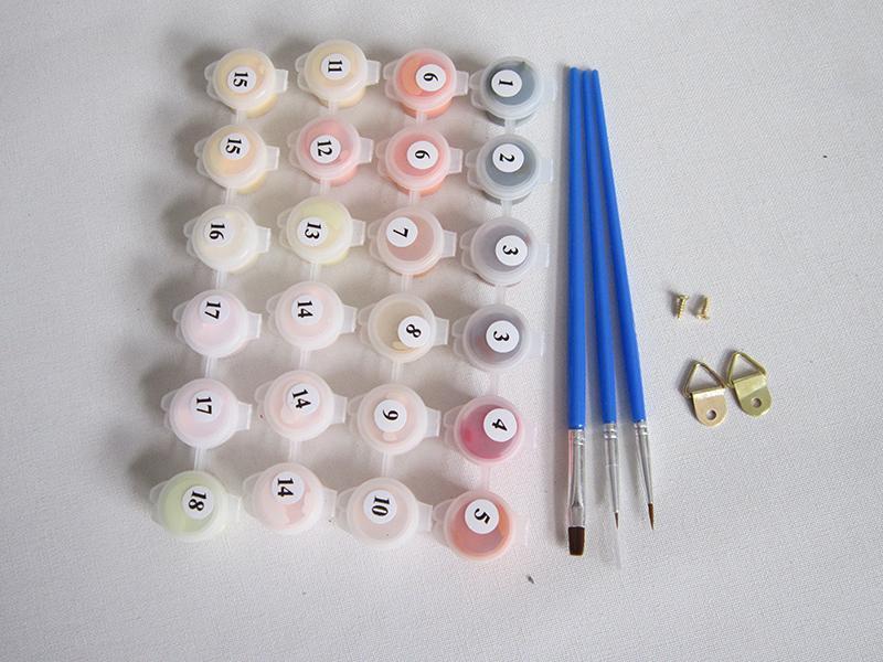 Gufo Astratto - Set Van-Go Pittura per Numeri