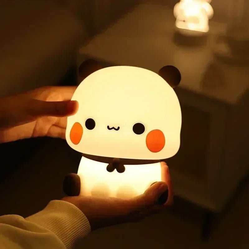 PANDABLOOM – Lampada Notturna LED Panda Decorativa con Luce Rilassante