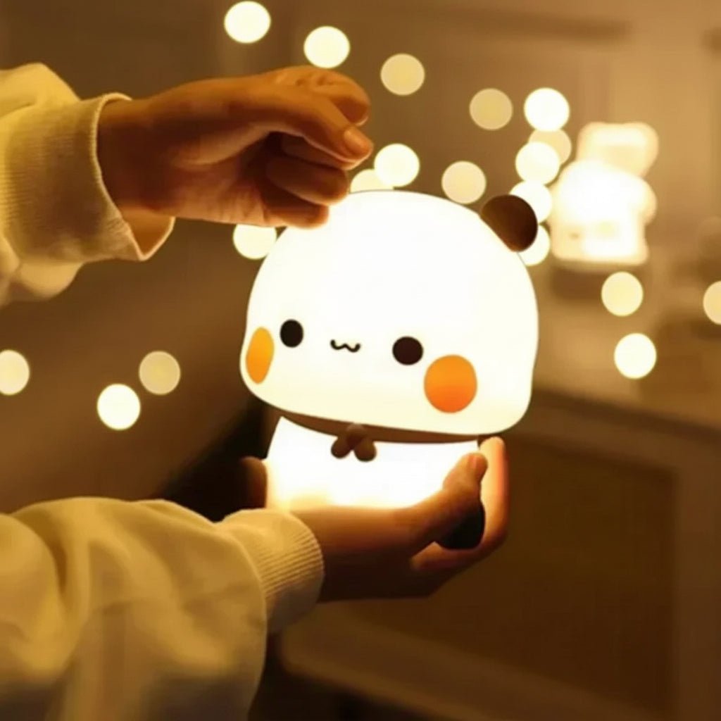 PANDABLOOM – Lampada Notturna LED Panda Decorativa con Luce Rilassante