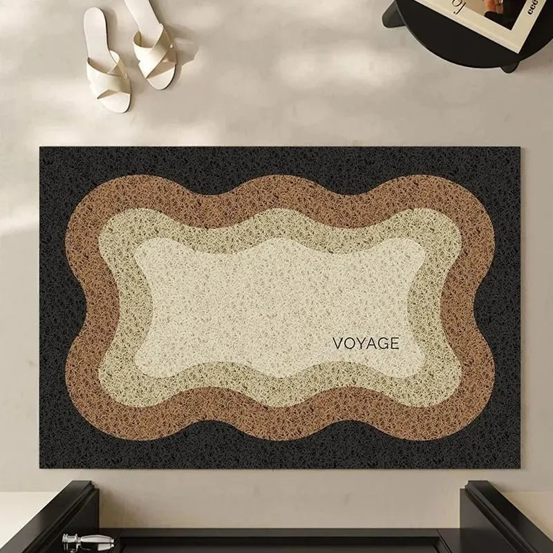 PATTERNSOFT – Tappeto in Flanella Geometrico Elegante, Design Morbido e Antiscivolo per Decorazioni per la Casa