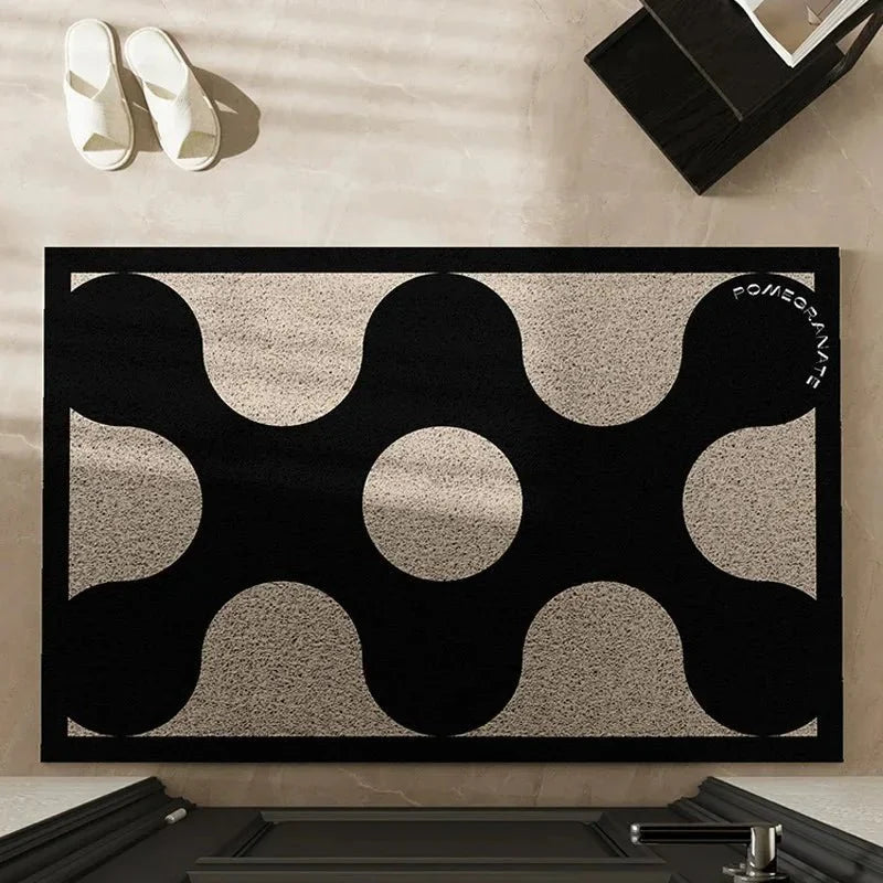 PATTERNSOFT – Tappeto in Flanella Geometrico Elegante, Design Morbido e Antiscivolo per Decorazioni per la Casa