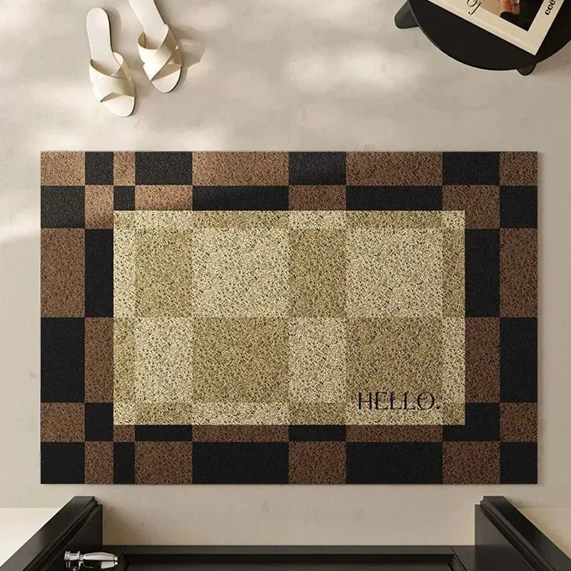 PATTERNSOFT – Tappeto in Flanella Geometrico Elegante, Design Morbido e Antiscivolo per Decorazioni per la Casa