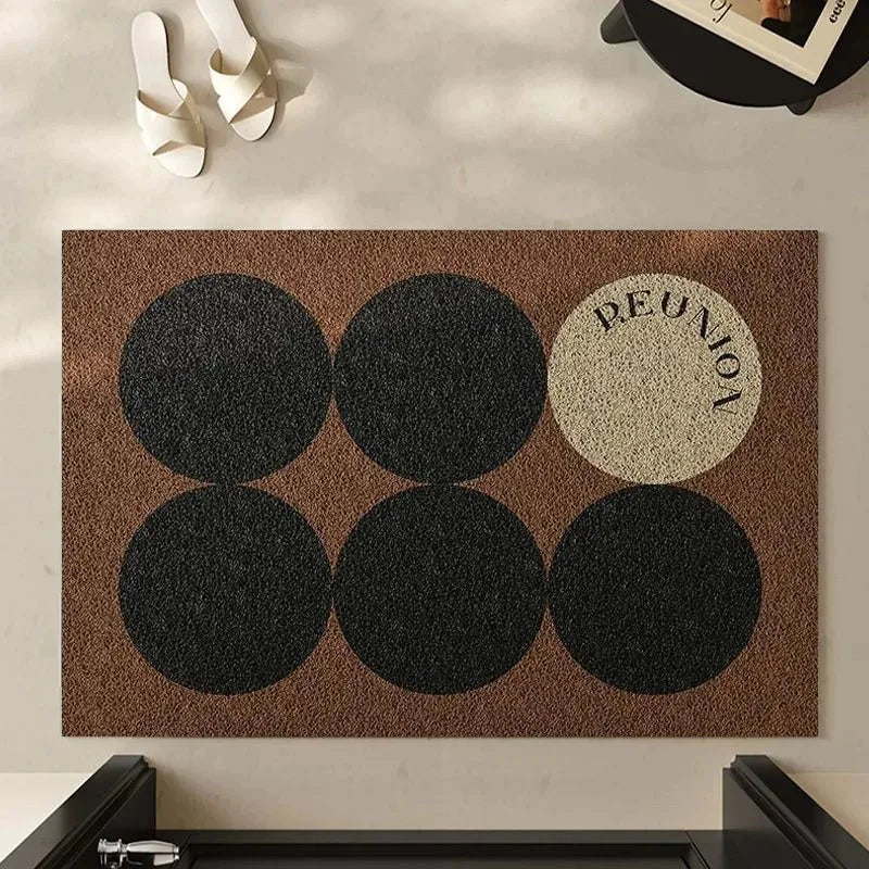 PATTERNSOFT – Tappeto in Flanella Geometrico Elegante, Design Morbido e Antiscivolo per Decorazioni per la Casa