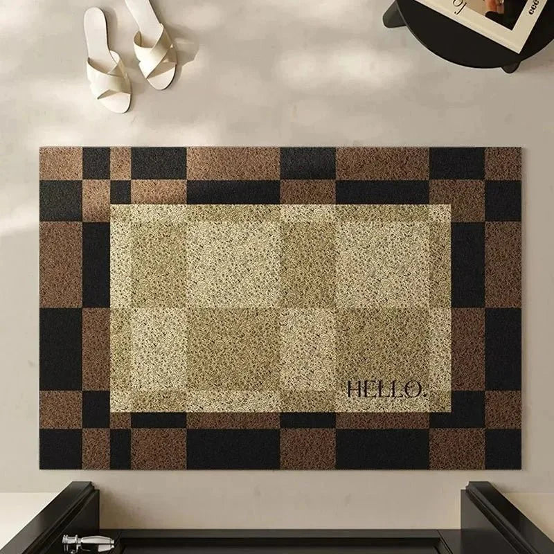 PATTERNSOFT – Tappeto in Flanella Geometrico Elegante, Design Morbido e Antiscivolo per Decorazioni per la Casa
