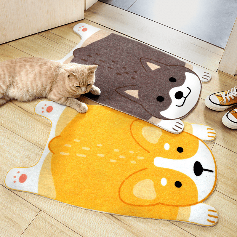 Tappeto per Animali Pawprints – Carino Tappeto Antiscivolo per Spazi Abitativi Accoglienti e Sicuri con Design Facile da Pulire
