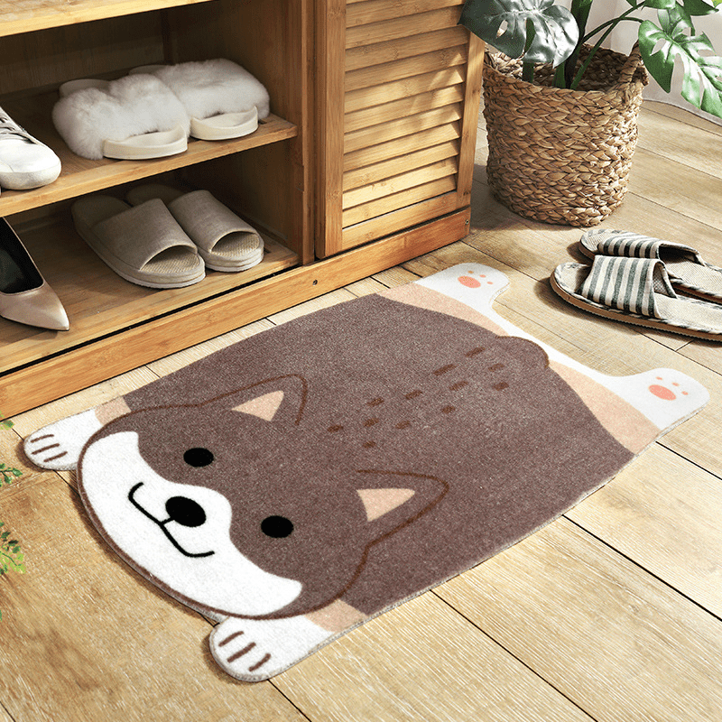 Tappeto per Animali Pawprints – Carino Tappeto Antiscivolo per Spazi Abitativi Accoglienti e Sicuri con Design Facile da Pulire