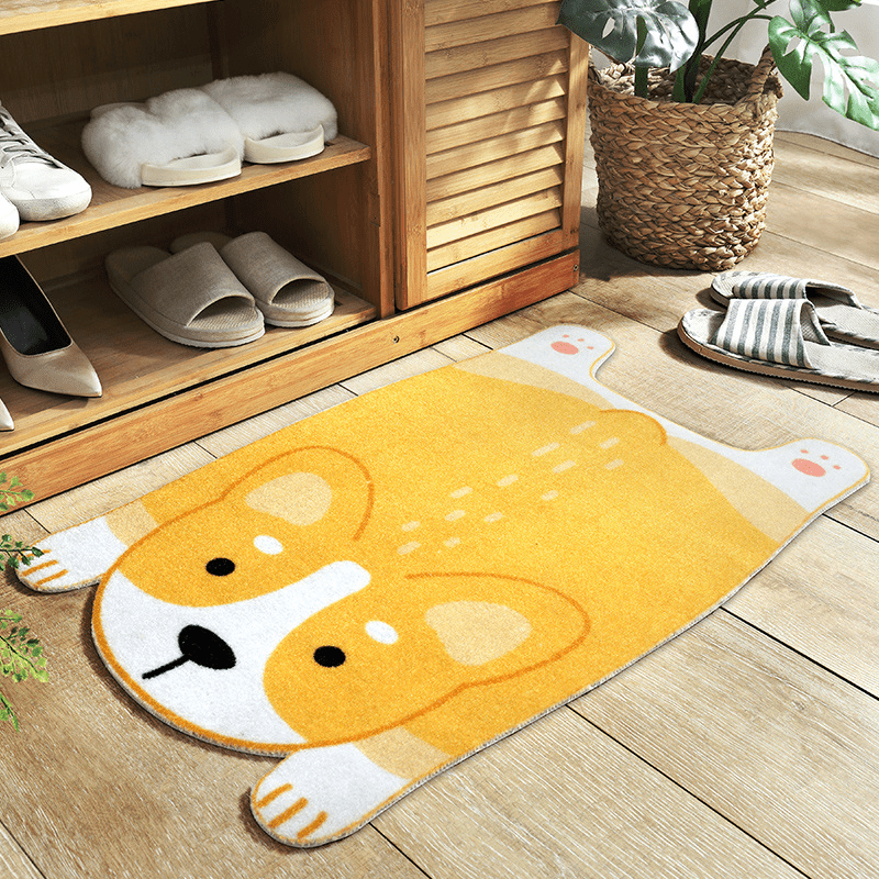 Tappeto per Animali Pawprints – Carino Tappeto Antiscivolo per Spazi Abitativi Accoglienti e Sicuri con Design Facile da Pulire