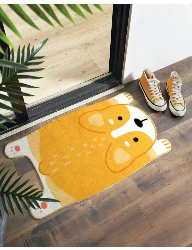 Tappeto per Animali Pawprints – Carino Tappeto Antiscivolo per Spazi Abitativi Accoglienti e Sicuri con Design Facile da Pulire