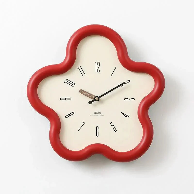 Orologio da Parete 3D a Fiore con Pendolo Silenzioso
