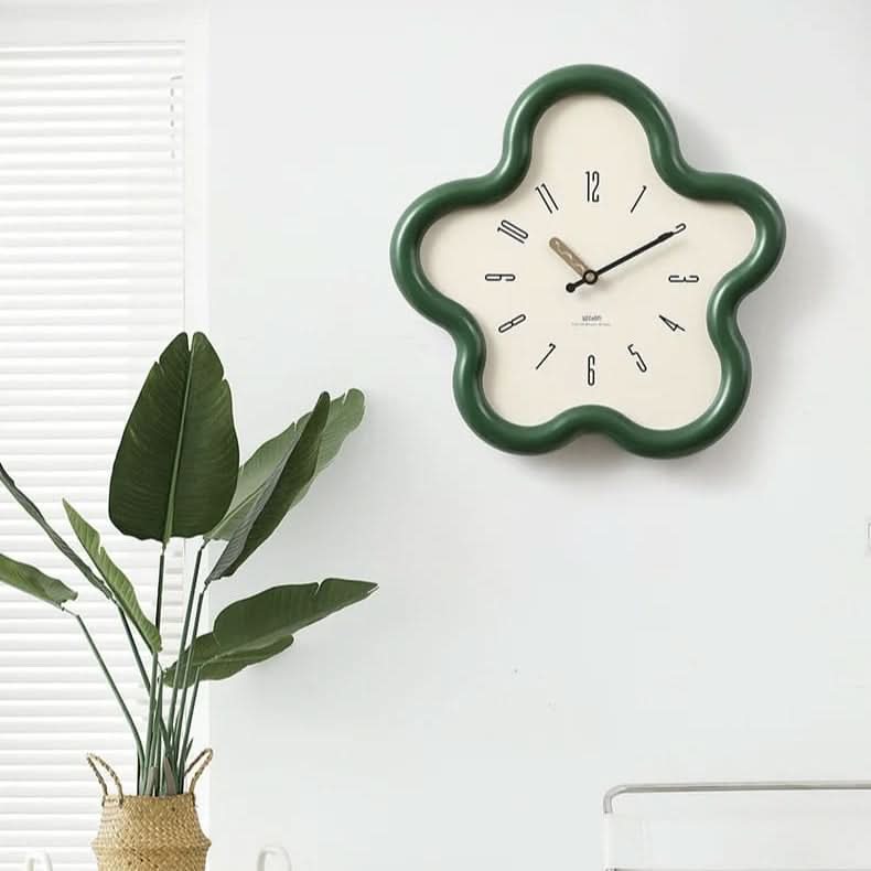 Orologio da Parete 3D a Fiore con Pendolo Silenzioso