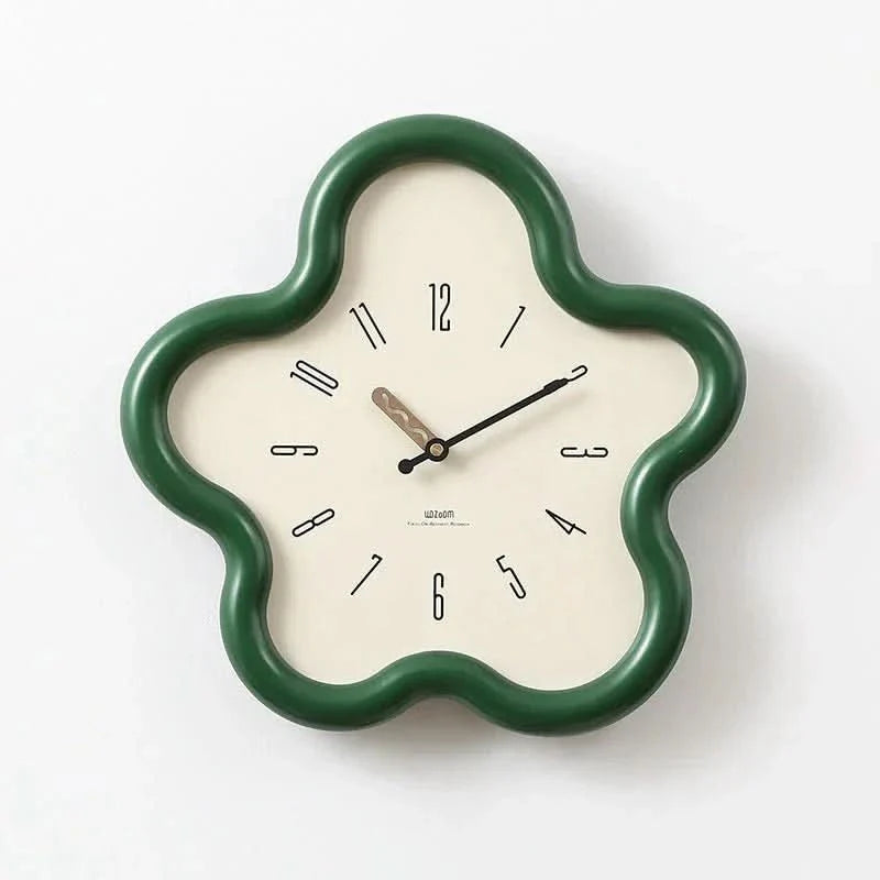 Orologio da Parete 3D a Fiore con Pendolo Silenzioso