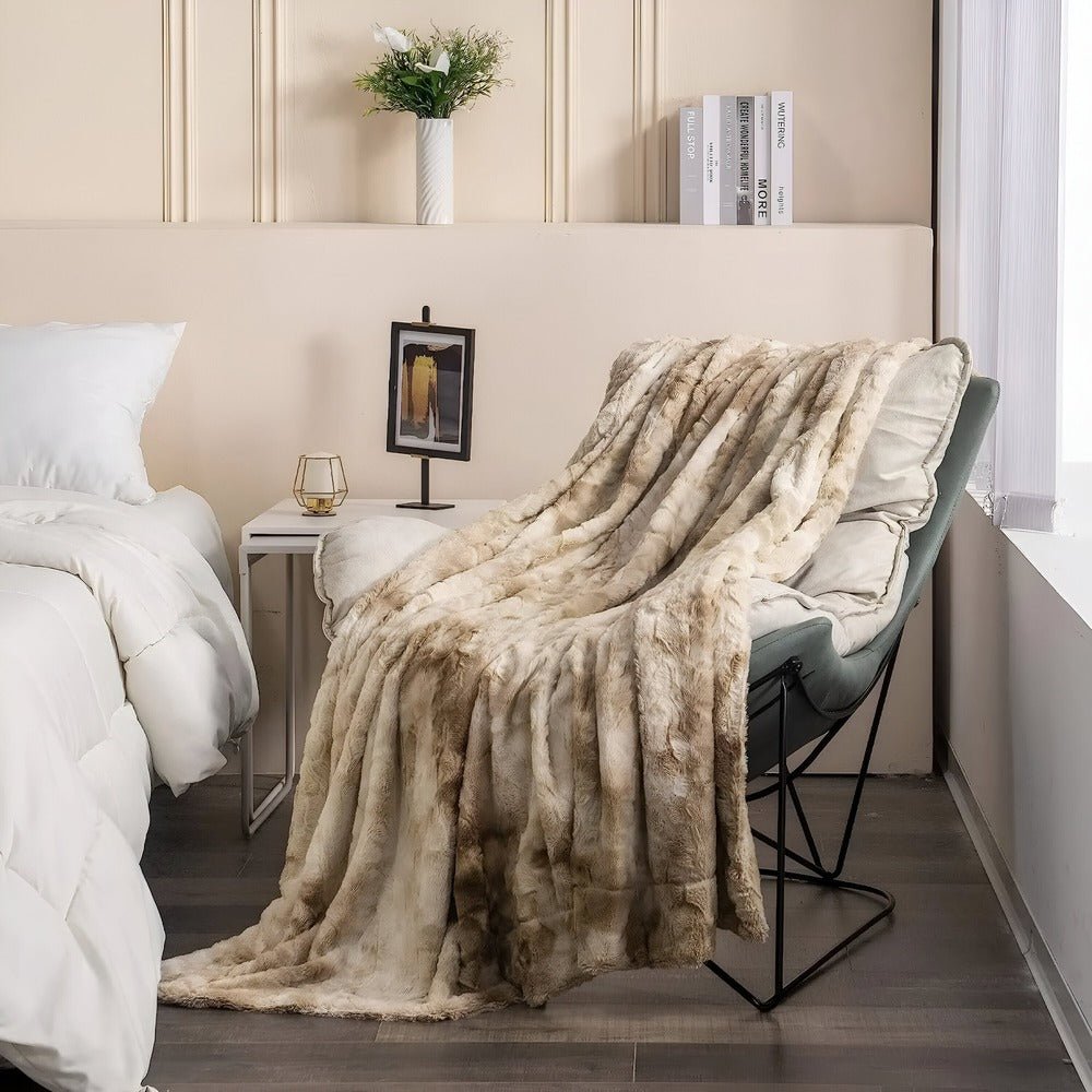 Evar | Coperta in Pile Double-Face in Sei Colori e Tre Dimensioni per Divano, Letto e Angolo Lettura