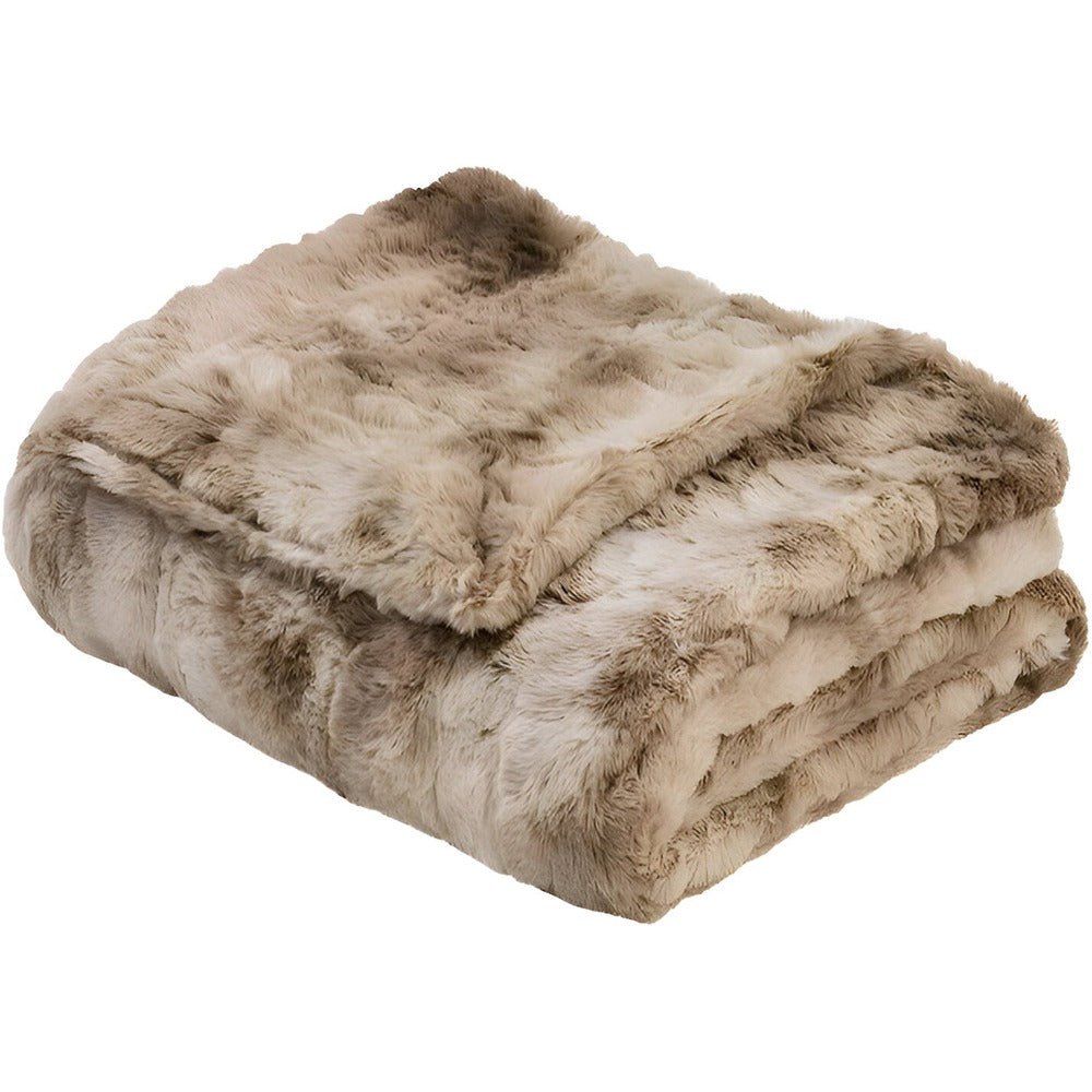 Evar | Coperta in Pile Double-Face in Sei Colori e Tre Dimensioni per Divano, Letto e Angolo Lettura