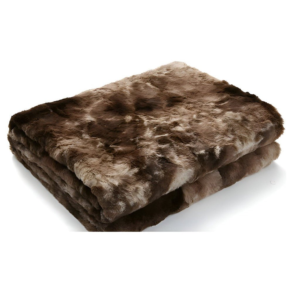 Evar | Coperta in Pile Double-Face in Sei Colori e Tre Dimensioni per Divano, Letto e Angolo Lettura